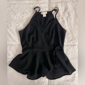 Black Formal Tank Top